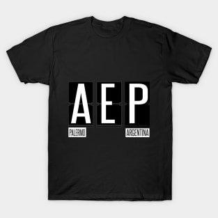 AEP - Palermo Airport Code Souvenir or Gift Shirt Apparel T-Shirt